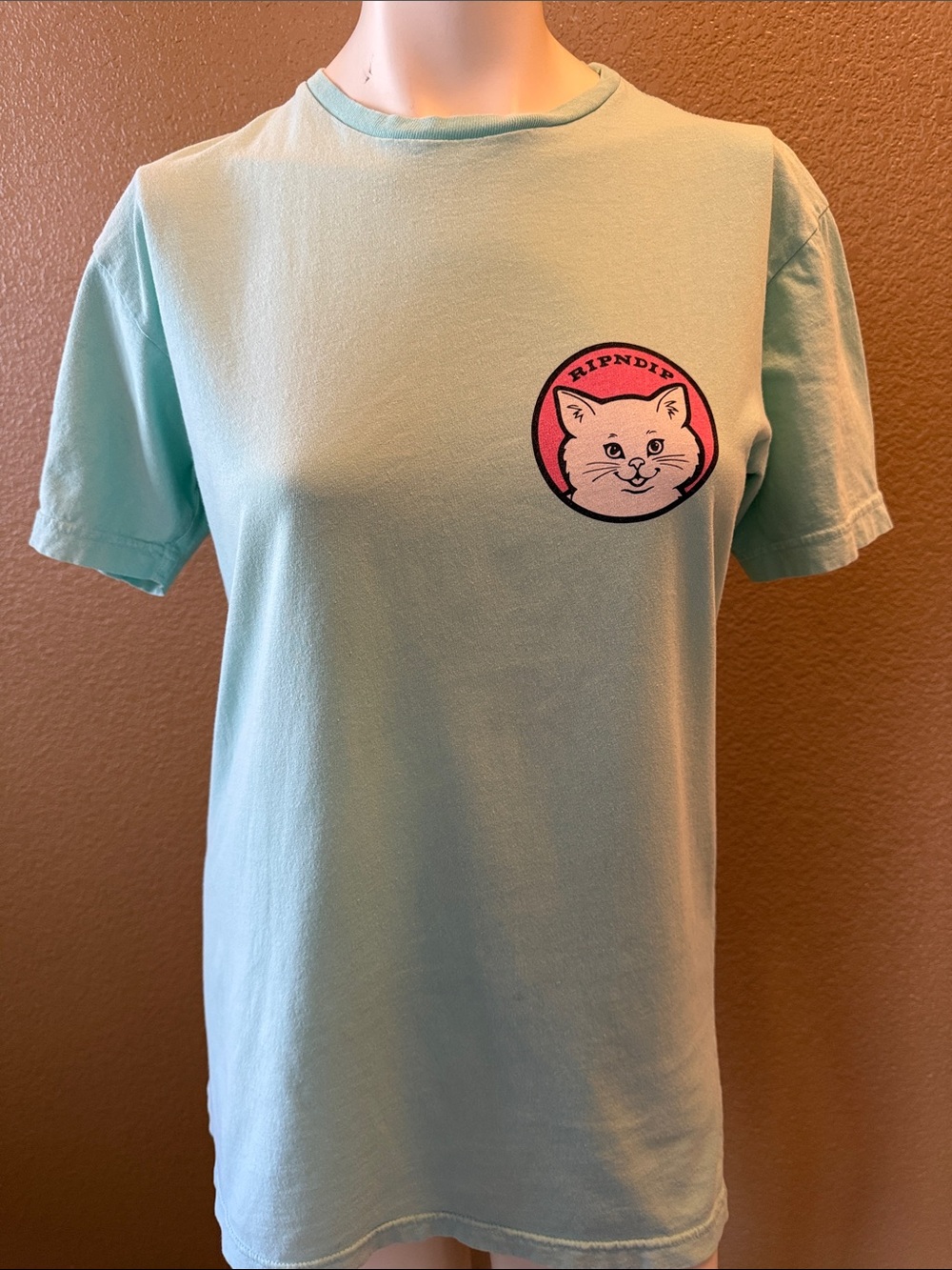 Ripndip Mint Green Cat Patch Tee